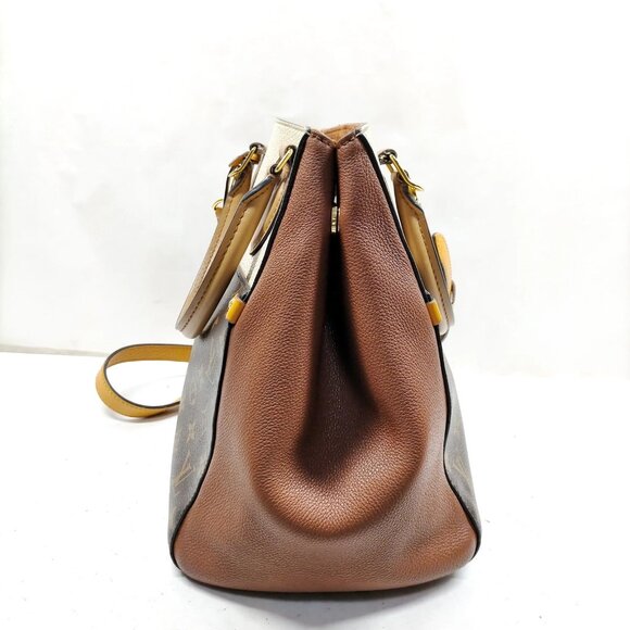 Louis Vuitton Fold Tote MM Brown Monogram Hand Bag mon-1102-090325 - Picture 3 of 16